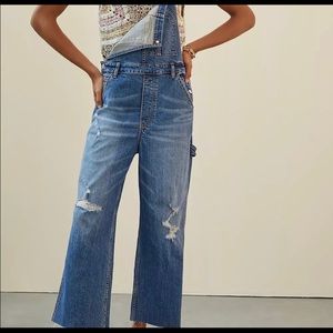 NWT Anthropologie Pilcro The Lex Denim Overalls 16W
